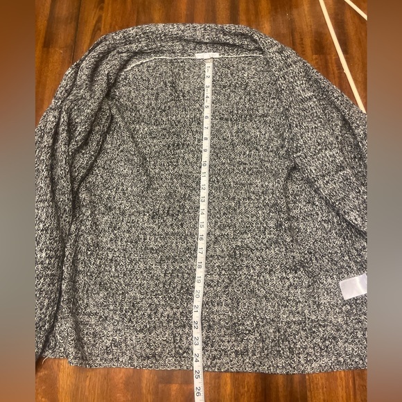 Don’t Ask Why black gray cardigan open front with pockets - Picture 7 of 7